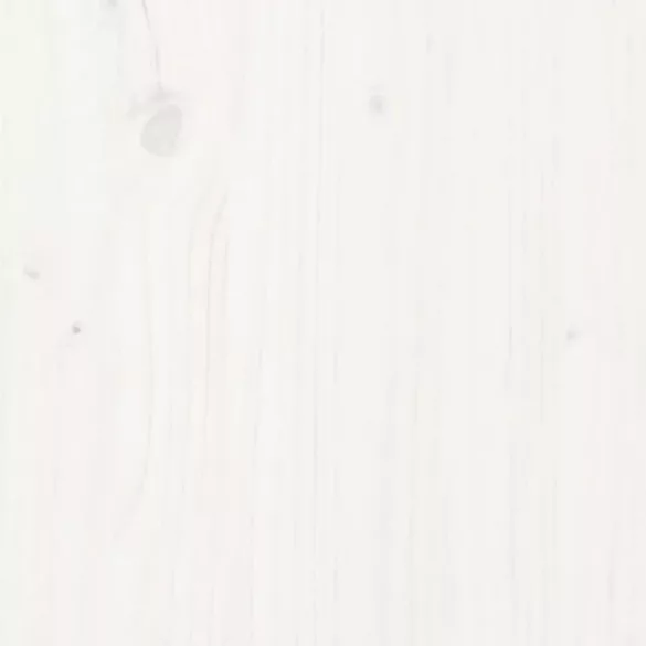 fehér tömör fenyőfa éjjeliszekrény 40 x 30 x 40 cm