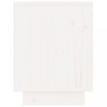 2 darab fehér tömör fenyőfa éjjeliszekrény 40 x 30 x 40 cm