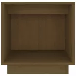 mézbarna tömör fenyőfa éjjeliszekrény 40 x 30 x 40 cm