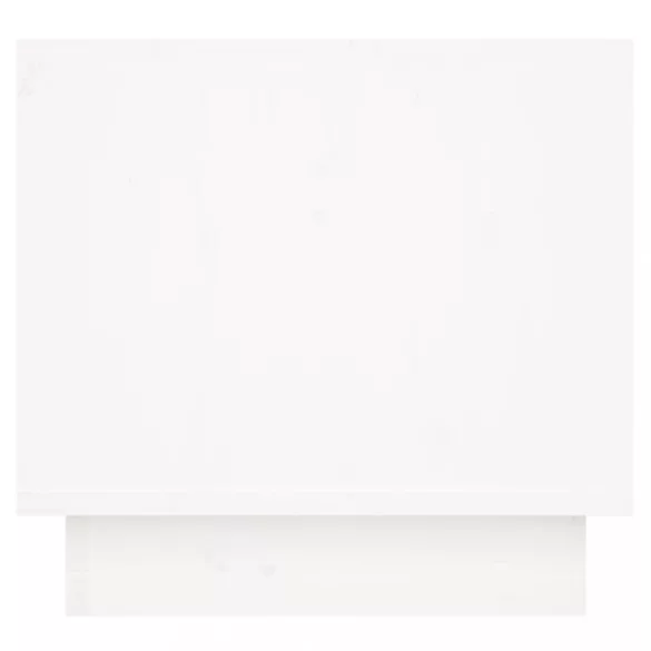 fehér tömör fenyőfa éjjeliszekrény 35 x 34 x 32 cm