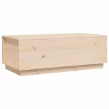 tömör fenyőfa dohányzóasztal 100x50x35 cm