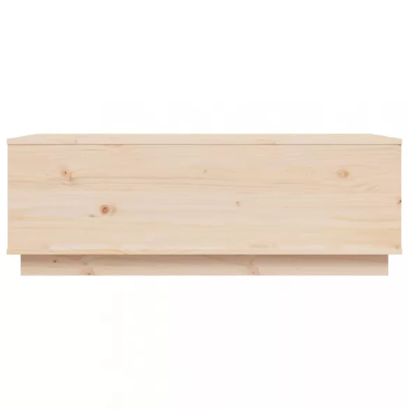 tömör fenyőfa dohányzóasztal 100x50x35 cm