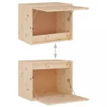 tömör fenyőfa faliszekrény 45 x 30 x 35 cm