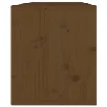 2 darab mézbarna tömör fenyőfa faliszekrény 45 x 30 x 35 cm