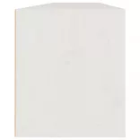 2 db fehér tömör fenyőfa faliszekrény 80 x 30 x 35 cm