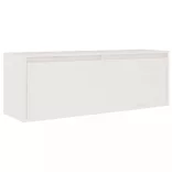 fehér tömör fenyőfa faliszekrény 100 x 30 x 35 cm