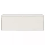 fehér tömör fenyőfa faliszekrény 100 x 30 x 35 cm