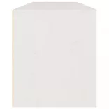 fehér tömör fenyőfa faliszekrény 100 x 30 x 35 cm