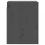 2 darab szürke tömör fenyőfa faliszekrény 30 x 30 x 40 cm