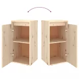 tömör fenyőfa faliszekrény 30 x 30 x 60 cm