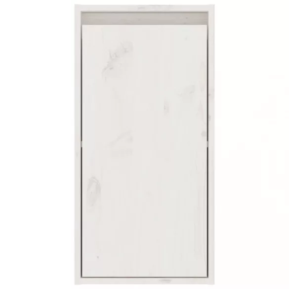 2 db fehér tömör fenyőfa faliszekrény 30 x 30 x 60 cm