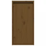 mézbarna tömör fenyőfa faliszekrény 30 x 30 x 60 cm