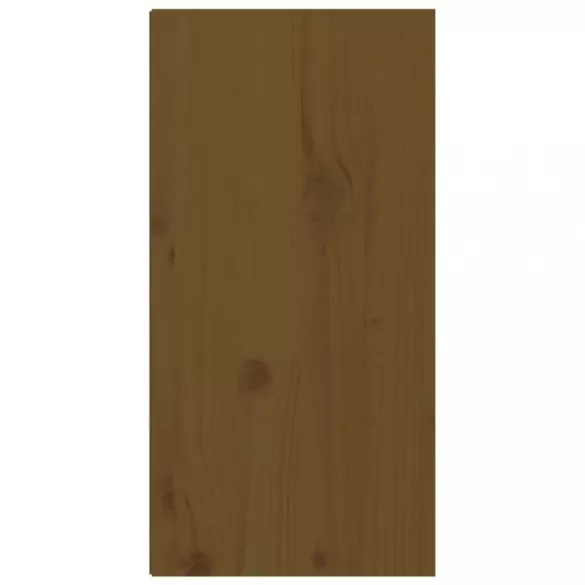 mézbarna tömör fenyőfa faliszekrény 30 x 30 x 60 cm