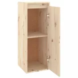 tömör fenyőfa faliszekrény 30 x 30 x 80 cm