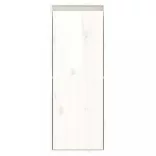 2 darab fehér tömör fenyőfa faliszekrény 30 x 30 x 80 cm