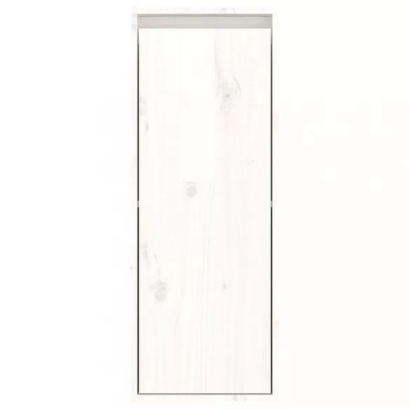 2 darab fehér tömör fenyőfa faliszekrény 30 x 30 x 80 cm