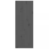 szürke tömör fenyőfa faliszekrény 30 x 30 x 80 cm