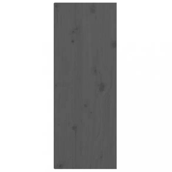 szürke tömör fenyőfa faliszekrény 30 x 30 x 80 cm