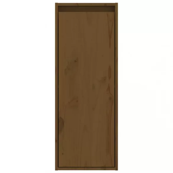 2 darab mézbarna tömör fenyőfa faliszekrény 30 x 30 x 80 cm