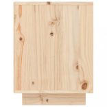 tömör fenyőfa cipősszekrény 60 x 34 x 45 cm