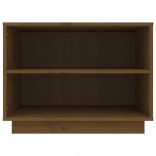 mézbarna tömör fenyőfa cipősszekrény 60 x 34 x 45 cm