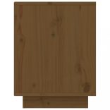 mézbarna tömör fenyőfa cipősszekrény 60 x 34 x 45 cm