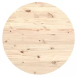 tömör fenyőfa asztallap Ø90 x 2,5 cm
