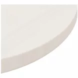fehér tömör fenyőfa asztallap Ø50 x 2,5 cm