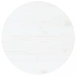 fehér tömör fenyőfa asztallap Ø70 x 2,5 cm