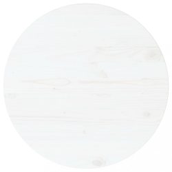 fehér tömör fenyőfa asztallap Ø70 x 2,5 cm