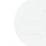 fehér tömör fenyőfa asztallap Ø70 x 2,5 cm