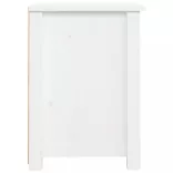 fehér tömör fenyőfa éjjeliszekrény 40x35x49 cm