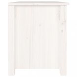 fehér tömör fenyőfa cipőtároló pad 70x38x45,5 cm