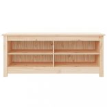 tömör fenyőfa cipőtároló pad 110 x 38 x 45,5 cm