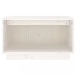 fehér tömör fenyőfa TV-szekrény 60x35x35 cm