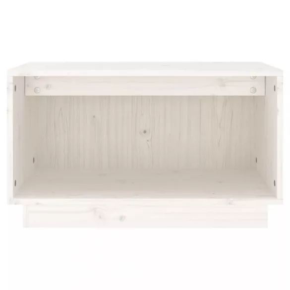 fehér tömör fenyőfa TV-szekrény 60x35x35 cm