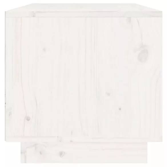 fehér tömör fenyőfa TV-szekrény 60x35x35 cm