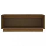 mézbarna tömör fenyőfa TV-szekrény 90x35x35 cm