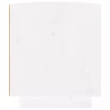 fehér tömör fenyőfa TV-szekrény 110x34x40 cm