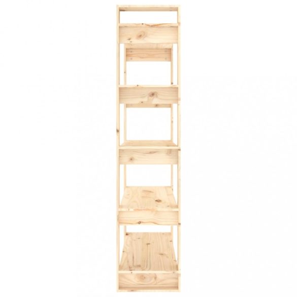 tömörfa könyvesszekrény/szobaelválasztó 80x35x160 cm