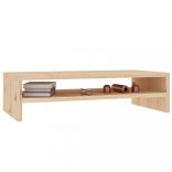 tömör fenyőfa monitorállvány 50 x 24 x 13 cm