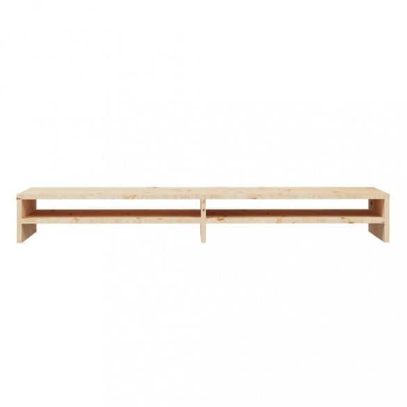 tömör fenyőfa monitorállvány 100 x 24 x 13 cm