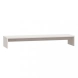 fehér tömör fenyőfa monitorállvány 100 x 27 x 15 cm