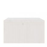 fehér tömör fenyőfa monitorállvány 100 x 27 x 15 cm