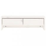 fehér tömör fenyőfa monitorállvány 50x27x15 cm