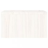 fehér tömör fenyőfa monitorállvány 50x27x15 cm