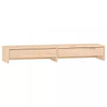 tömör fenyőfa monitorállvány 100x27x15 cm