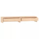 tömör fenyőfa monitorállvány 100x27x15 cm