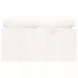 fehér tömör fenyőfa monitorállvány 70x27,5x15 cm