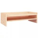 tömör fenyőfa monitorállvány 50x24x16 cm